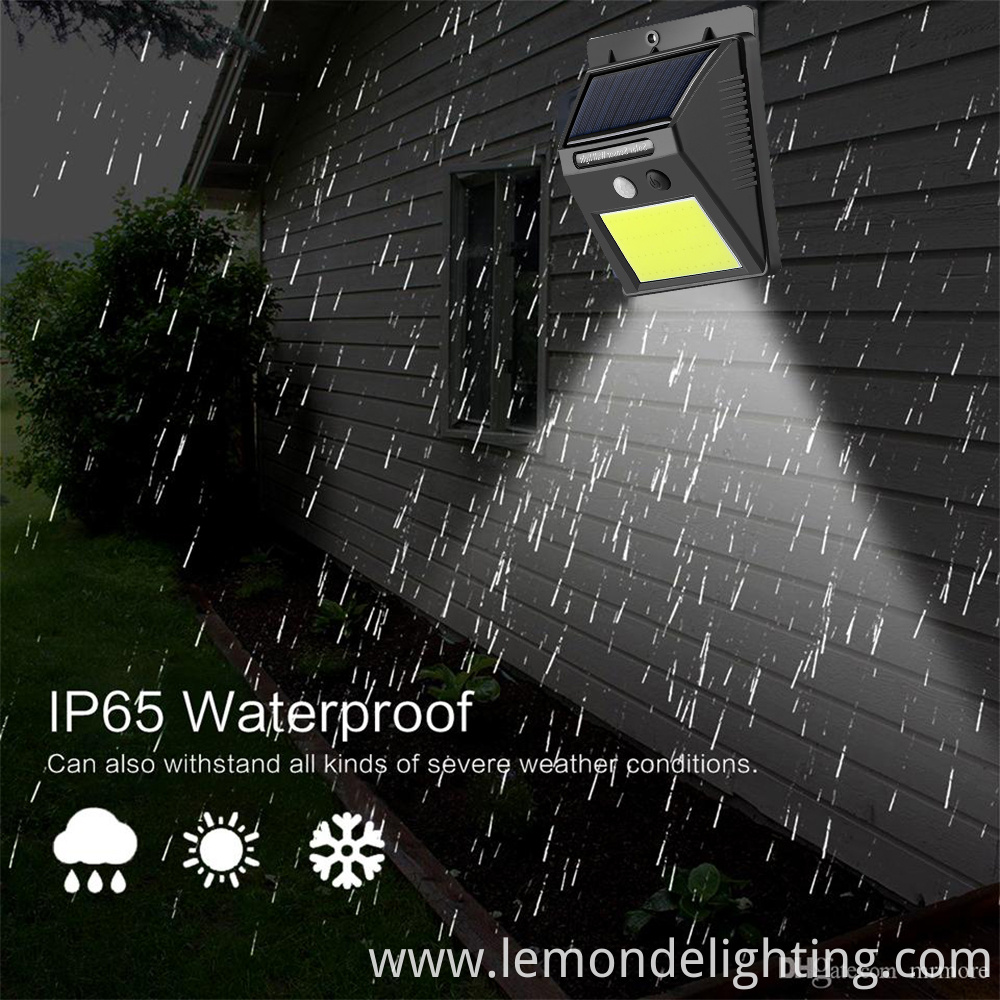 Solar Powered Wall Mounted Security Light 